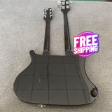 4 String Bass Guitar + 6 String Double String Electric Guitar