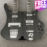 4 String Bass Guitar + 6 String Double String Electric Guitar