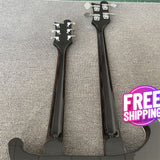 4 String Bass Guitar + 6 String Double String Electric Guitar