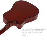 38 Inch Basswood 6 Strings Acoustic Guitar